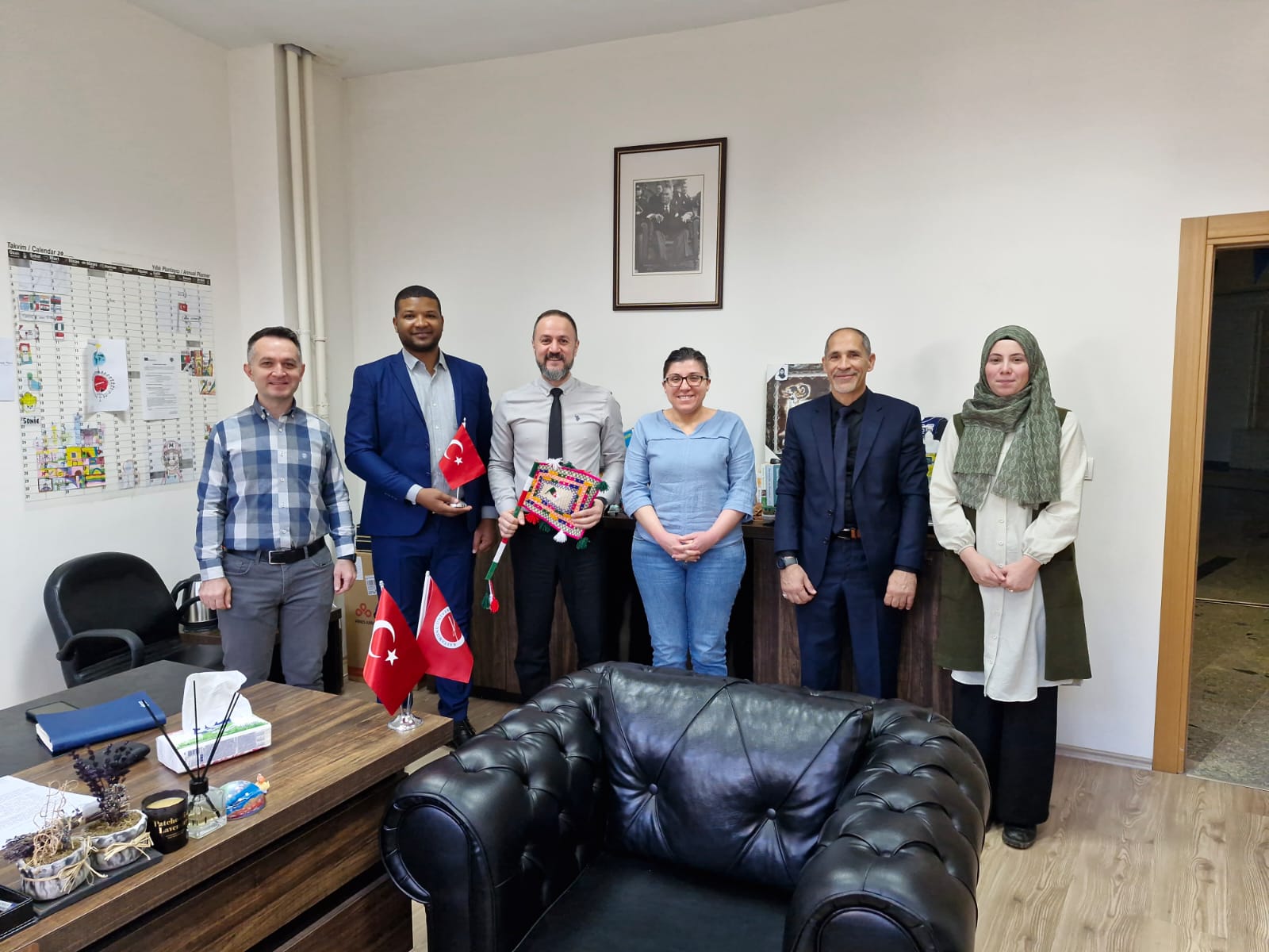 Kasdi Merbah Üniversitesi Dış İlişkiler Genel Koordinatörlüğünü Ziyaret Etti